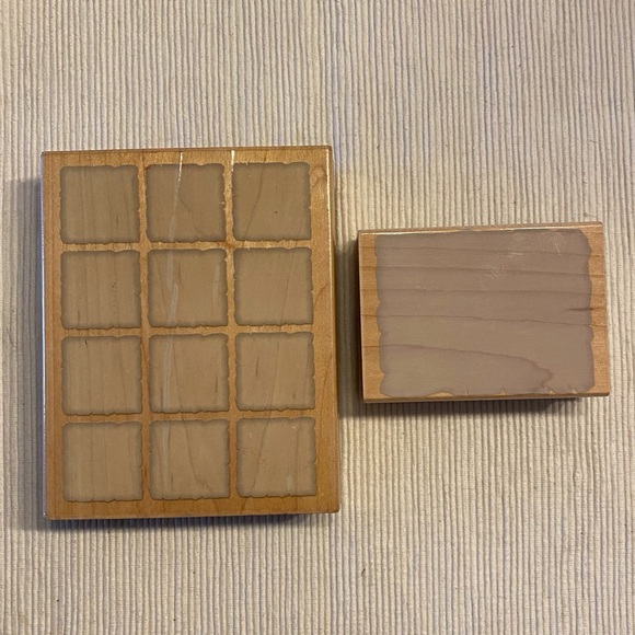 Lot of 2 Shadows Wood Mounted Stamps by Hero Arts - Picture 5 of 6